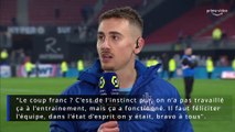 Le coup-franc vité joué par l'OM met le seum à Theate !