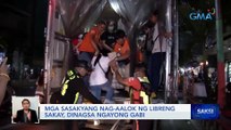 Mga sasakyang nag-aalok ng libreng sakay, dinagsa ngayong gabi | Saksi