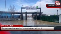 İstanbul'da şebeke suyu parkı ve benzin istasyonunu göle çevirdi