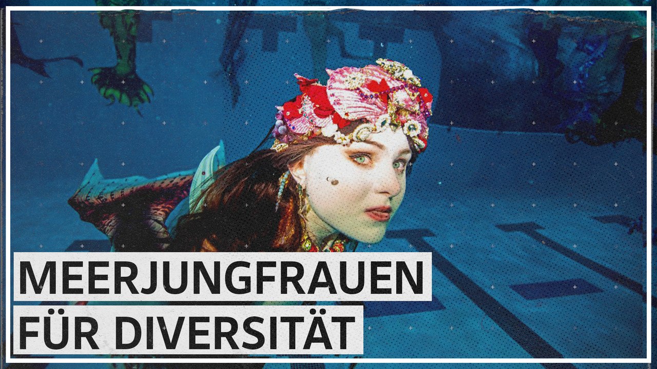 Meerjungfrauen setzen sich für Inklusion ein
