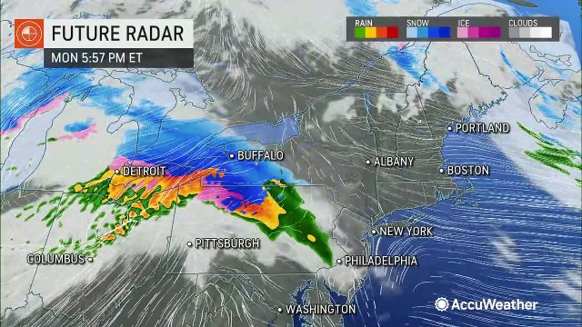 Storm to bring snow to Midwest, Northeast