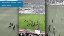Violencia en el campo de fútbol entre dos equipos turcos