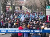 A la Une : Grèves et perturbations ce mardi 7 mars / Les agriculteurs face aux prix / 300 personnes rendent hommage à Léa - Le JT - TL7, Télévision loire 7