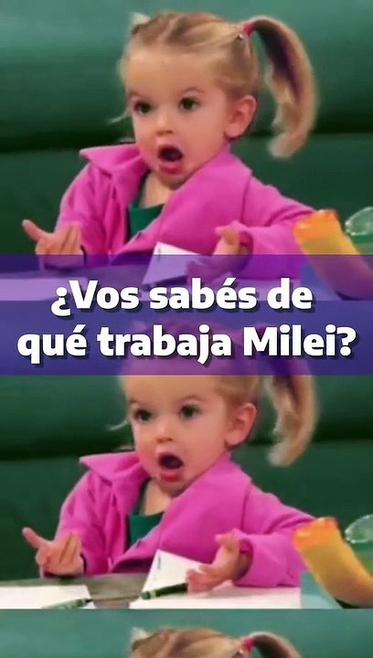 "¿Vos sabés de qué trabaja Milei?": Cerruti le dedicó un tiktok al libertario