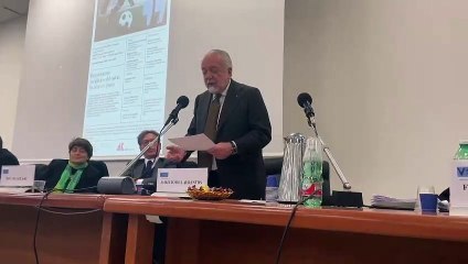 Napoli-Lazio, De Laurentiis: "Sarri è stato un paraculo" - Video