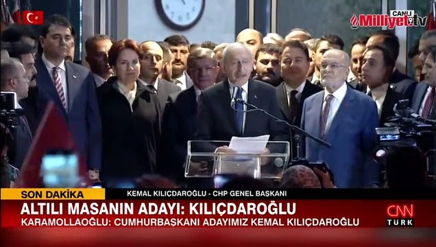 Millet İttifakı'nın cumhurbaşkanı adayı belli oldu