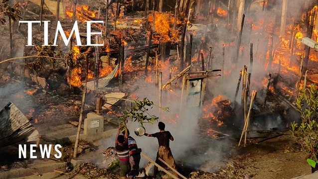 Massive Fire at Rohingya Refugee Camp Leaves Thousands Homeless