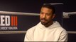Creed III : Michael B Jordan interview Rocky, Creed 4, Kang, Jonathan Majors