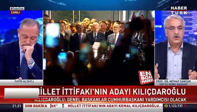 Millet İttifakı'nın Cumhurbaşkanı adayı Kemal Kılıçdaroğlu'na ilk tebrik HDP'den
