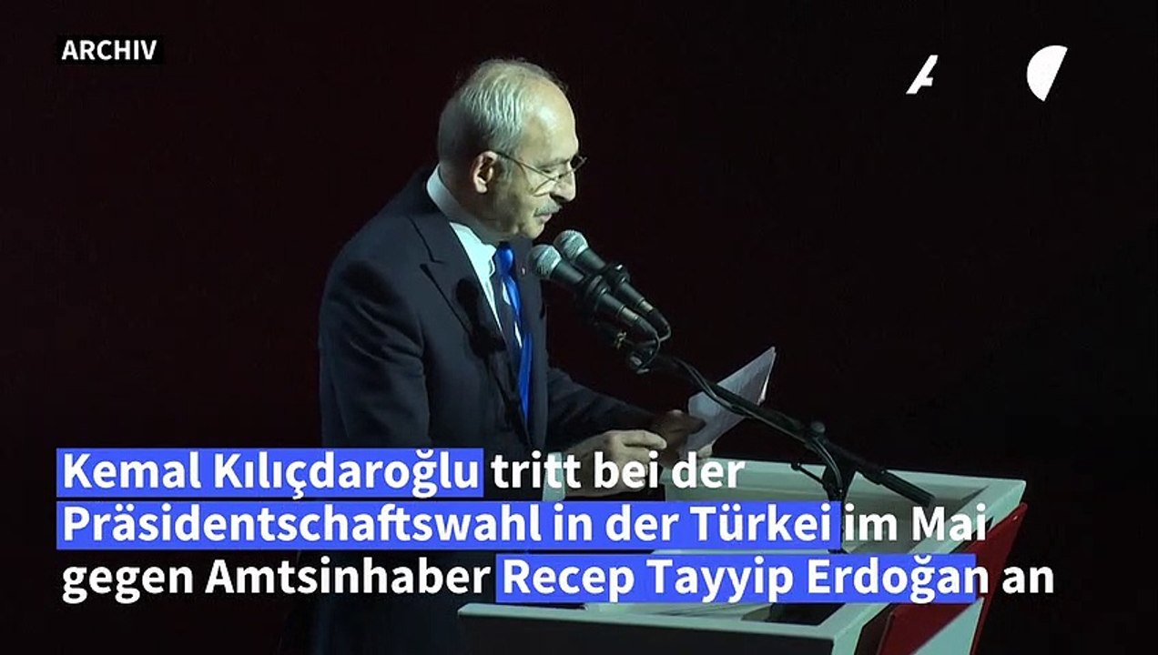 Türkei: Kilicdaroglu tritt gegen Erdogan an