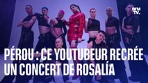 Un YouTubeur recrée à l'identique un concert de Rosalía au Pérou devant plus de 3000 spectateurs