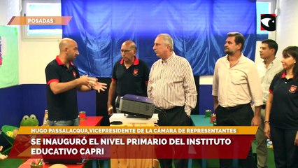 Se inauguró el Nivel Primario del Instituto Educativo CAPRI de Posadas