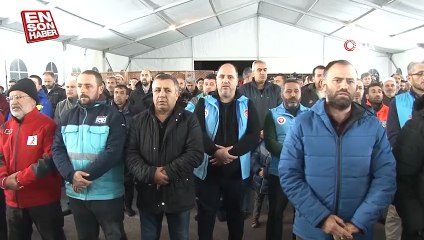 Kahramanmaraş’ta Berat Kandili programında eller semaya açıldı