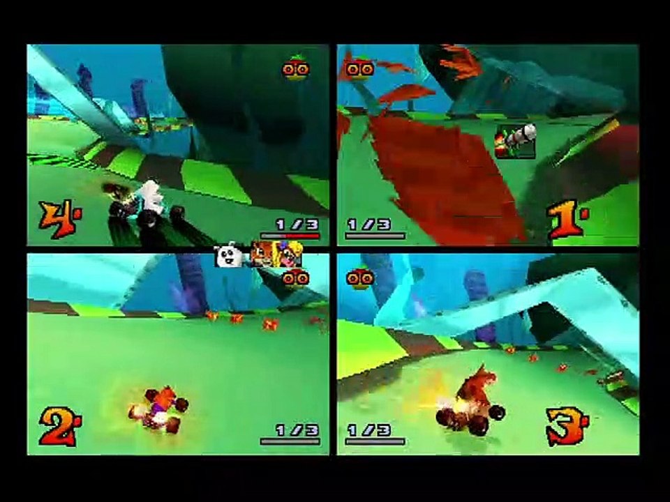 Crash Team Racing online multiplayer psx Vidéo Dailymotion