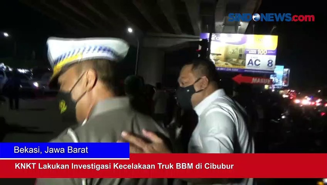 KNKT Lakukan Investigasi Kecelakaan Truk BBM di Cibubur