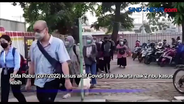 Kasus Aktif Covid-19 di Jakarta Nyaris Tembus 18 Ribu