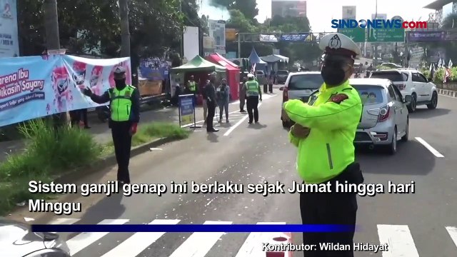Kawasan Wisata Puncak Berlakukan Sistem Ganjil Genap