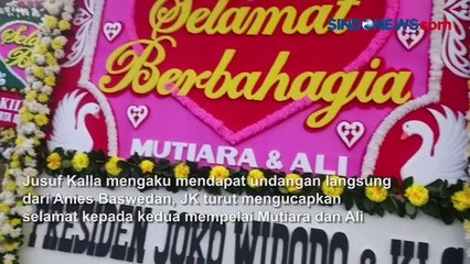 Hadiri Resepsi Pernikahan Putri Anies Baswedan, JK: Selamat Kepada Kedua Mempelai