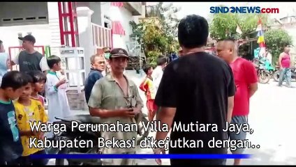 Diduga Depresi, Seorang Pria Bersembunyi di Gorong-gorong Selama 6 Jam  di Bekasi