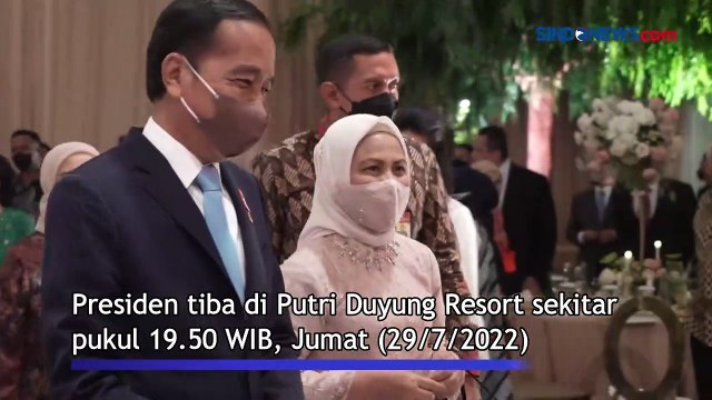 Momen Presiden Jokowi dan Ibu Negara di Pelaminan Putri Sulung Anies Baswedan