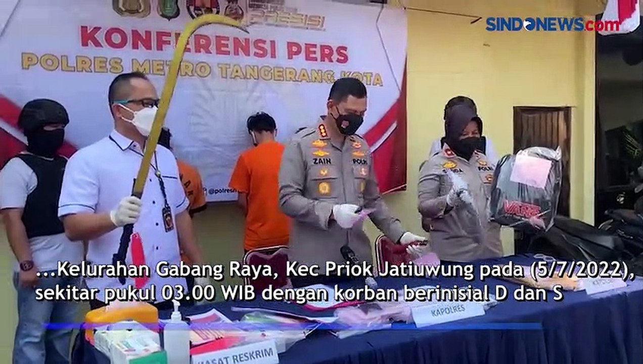 Polisi Tangkap 10 Pelaku Pencurian Motor dengan Kekerasan di Tangerang, 5 DPO