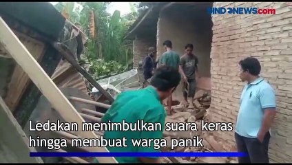 Pabrik Tahu Meledak, Rumah Hancur Pekerja Terluka di Asahan