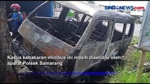 Minibus Terbakar di Jalan Raya Samarang Garut, Diduga Lakukan Penyimpangan BBM