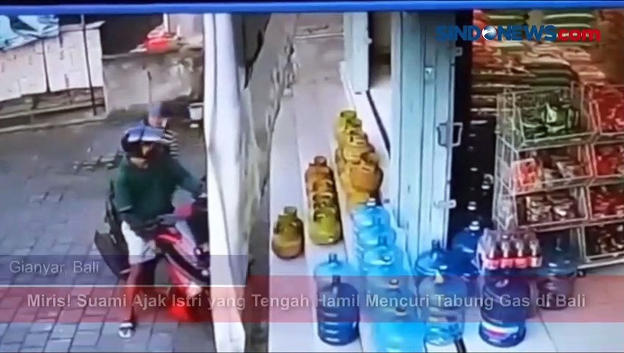 Miris! Suami Ajak Istri yang Tengah Hamil Mencuri Tabung Gas di Bali
