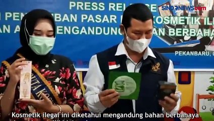 BPOM Pekanbaru Sita Ribuan Kosmetik Ilegal