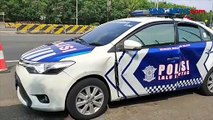 Nekat! Mobil Gunakan Plat Dinas Palsu dan Strobo Kabur saat Diperiksa Polisi