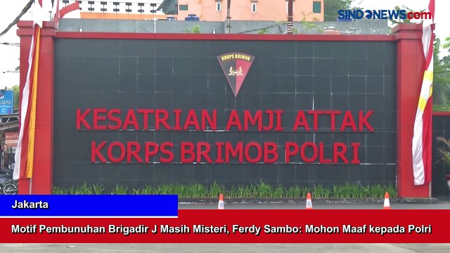 Motif Pembunuhan Brigadir J Masih Misteri, Ferdy Sambo: Mohon Maaf kepada Polri