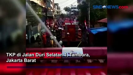 Indekos 4 Lantai Terbakar di Tambora, 6 Orang Tewas