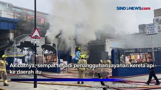Kebakaran di Kawasan Stasiun Kereta Api Southwark, London Bridge Ditutup