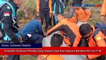 Dramatis! Evakuasi Pendaki yang Terjatuh Usai Ikuti Upacara Bendera HUT ke-77 RI di Gunung Bawakaraeng