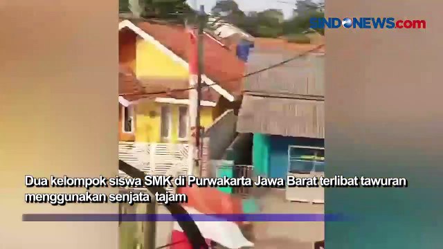 Dua Geng Pelajar SMK Tawuran Gunakan Senjata Tajam, 1 Pelajar Luka