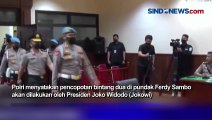 Presiden Jokowi akan Copot Bintang di Pundak Ferdy Sambo usai Dipecat dari Polri
