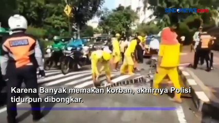 Polisi Tidur di Danau Sunter Bikin Celaka Akhirnya Dibongkar