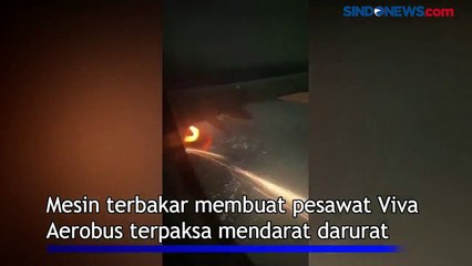 Mesin Terbakar, Pesawat Viva Aerobus Mendarat Darurat di Meksik