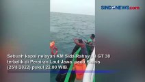 Kapal Terbalik di Laut Jawa, Enam Selamat, Delapan ABK Hilang