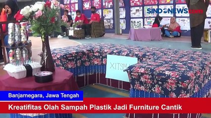 Kreatifitas Olah Sampah Plastik Jadi Furniture Cantik