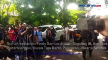 Tiga Mobil Taktis Brimob Perketat Rumah Ferdy Sambo, Komnas HAM Hadiri Proses Rekonstruksi