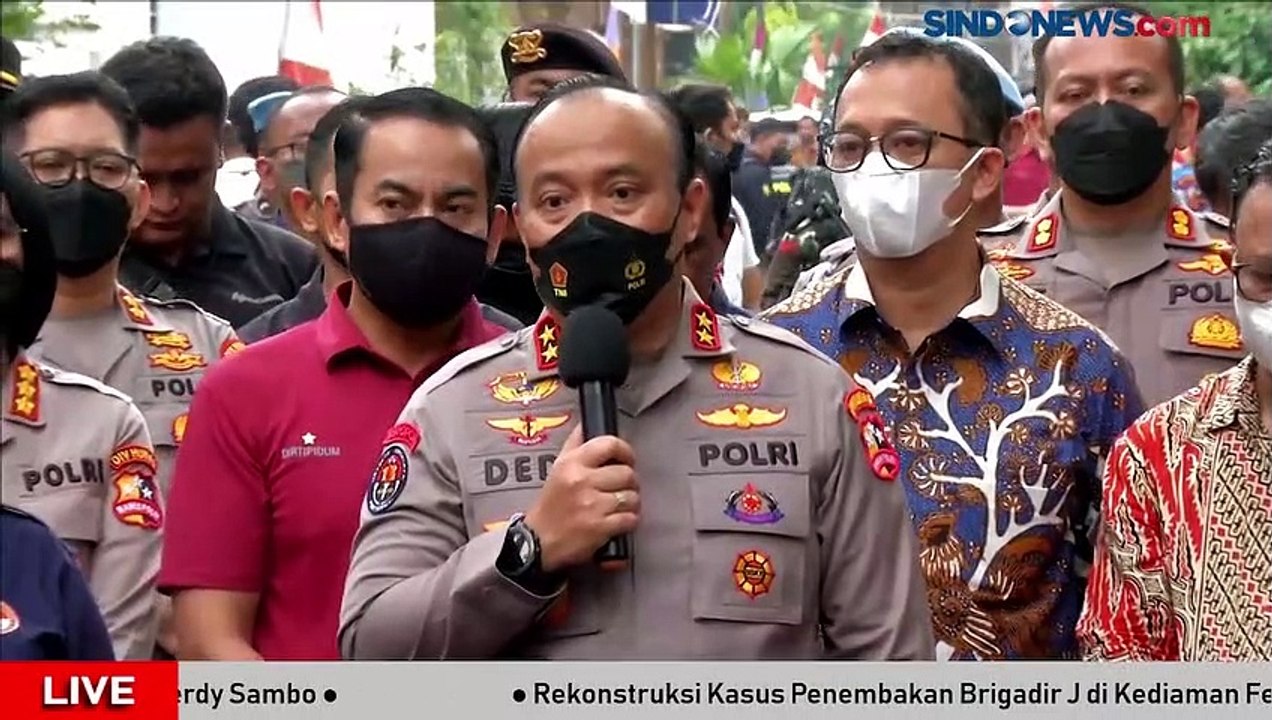 Ferdy Sambo Cs Peragakan 78 Adegan Rekonstruksi Pembunuhan Brigadir J