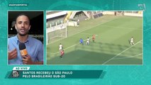 Veja os gols do clássico entre Santos e São Paulo pelo Brasileirão sub-20