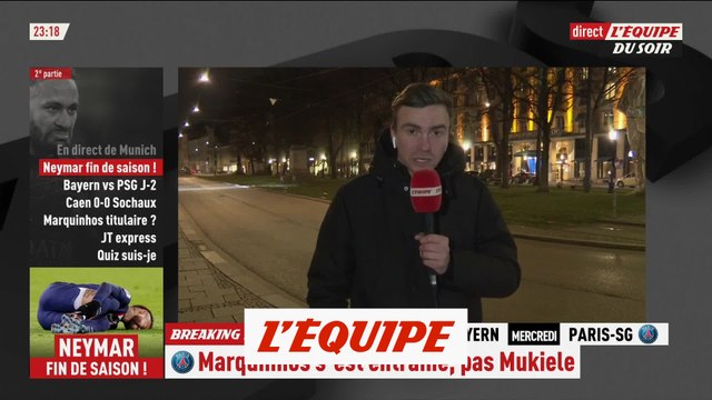 Marquinhos et Hakimi sont aptes pour Bayern-PSG - Foot - C1 - PSG