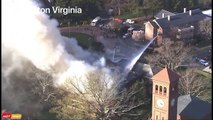 WARNING: Firefighters are battling a massive fire at Hampton University Hampton | Virginia