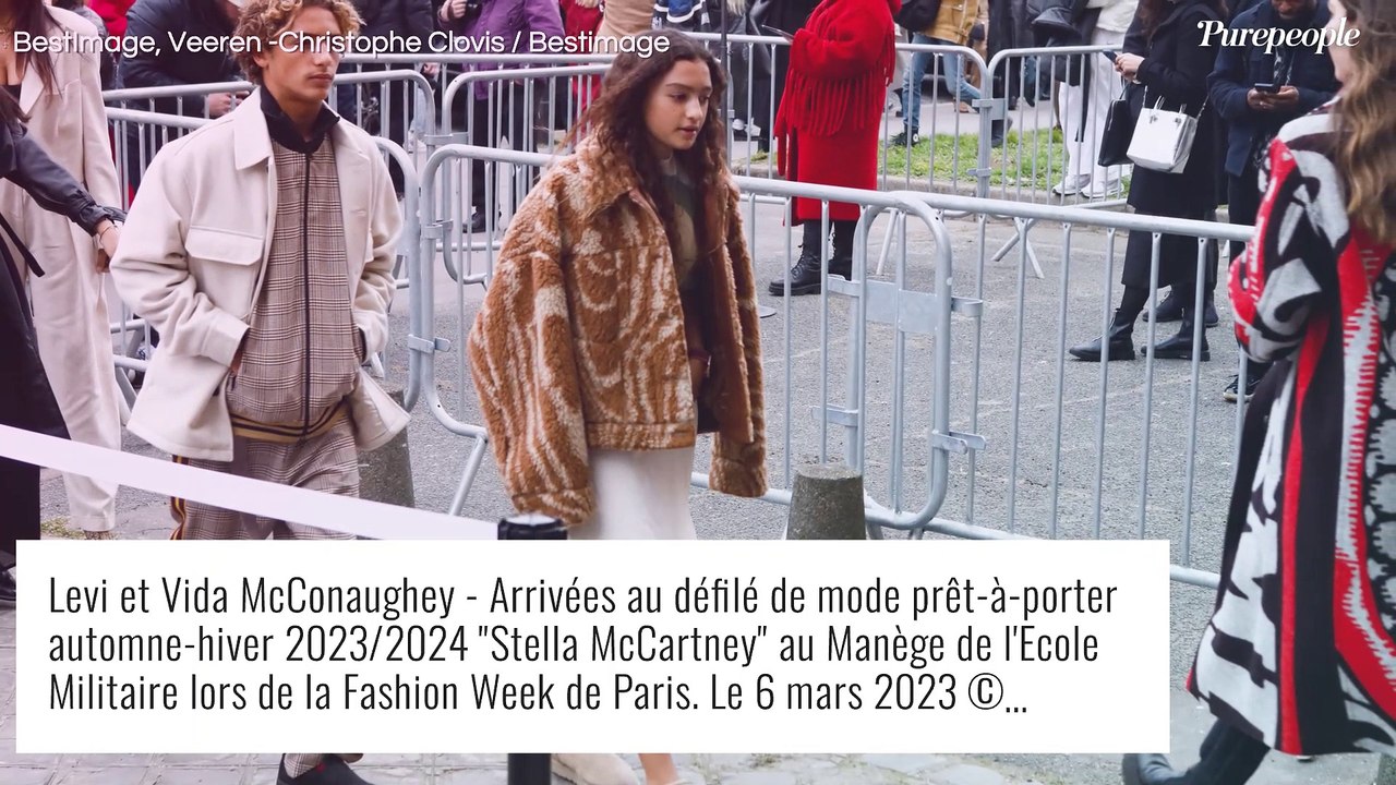 Matthew McConaughey : Ses deux grands ados Levi et Vida stars de la Fashion Week, leur mère Camila somptueuse
