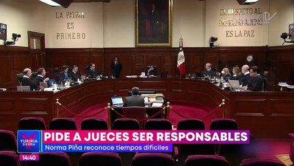 Norma Piña pide a jueces que actúen de manera independiente y responsable