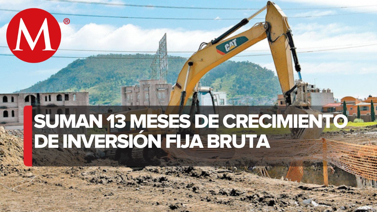 Inversión fija bruta de México creció 10.3% en 2022: Inegi