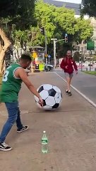 Last Guy _♂️ BEST Huge Ball Reactions! ⚽️ #shorts