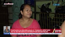 Pagpasok sa eskuwelahan at trabaho, apektado na sa water service interruption ng Maynilad | UB